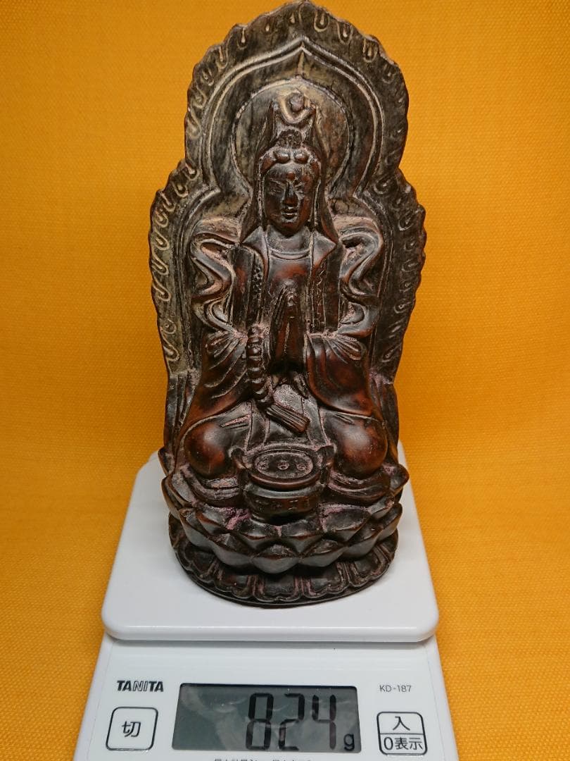 仏教美術　観音　仏像　オブジェ　置物　インテリア　工芸品　美術品　A1507