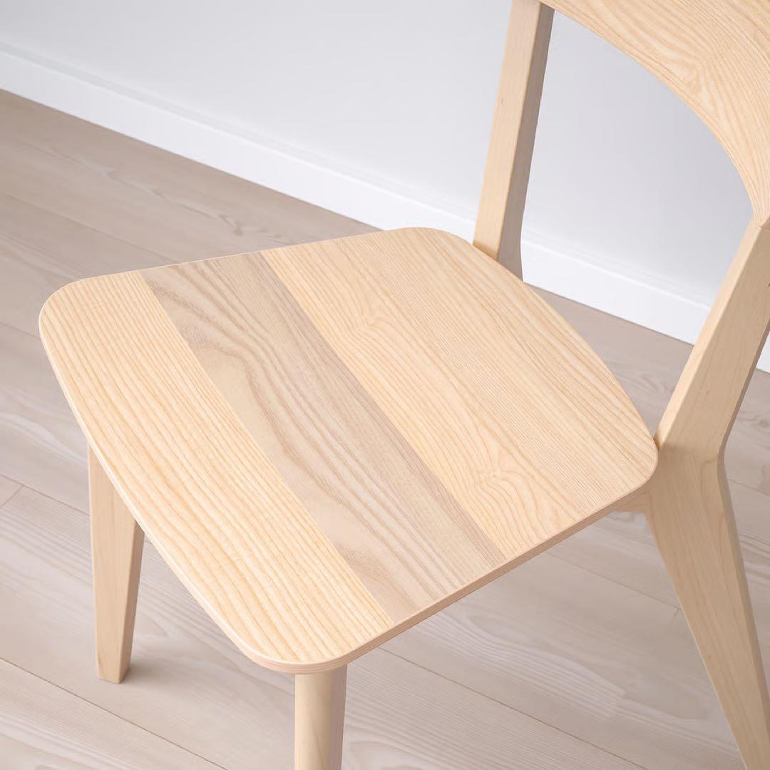 IKEA ダイニングチェア LISABO 4脚セット