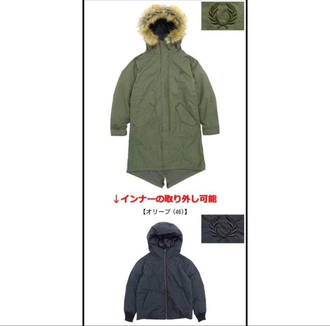 フレッドペリー ジャケット メンズ フィッシュテイル パーカー コートF2607
