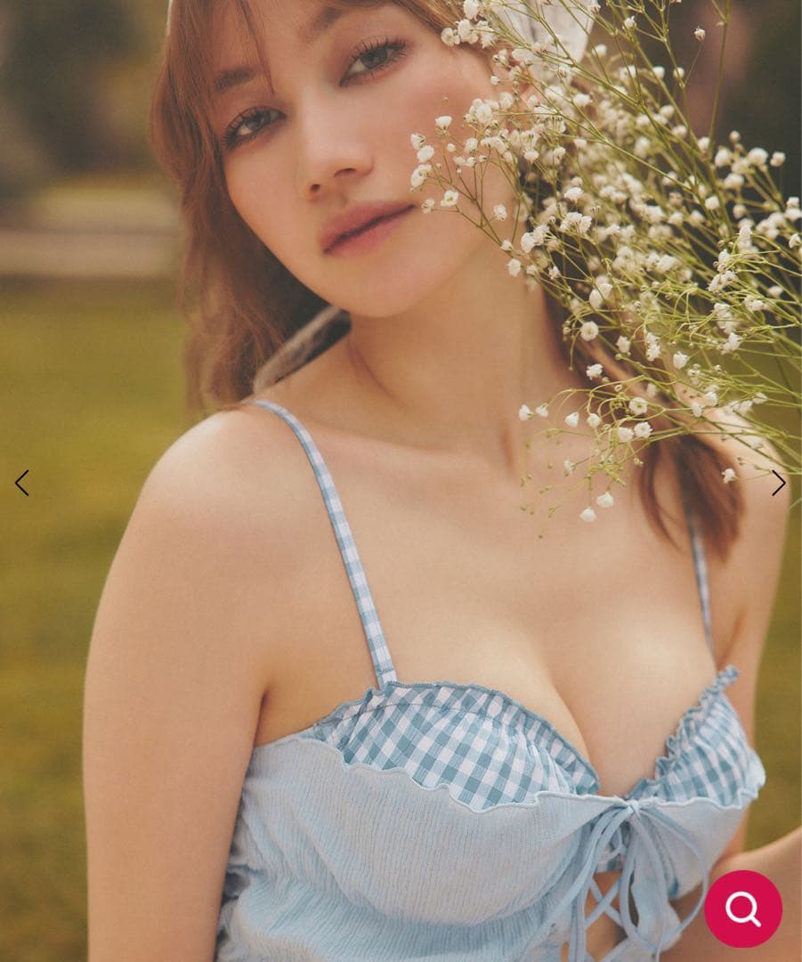 今季完売Ravijour CORSETビキニセット ブルー青Sサイズノベルティ付