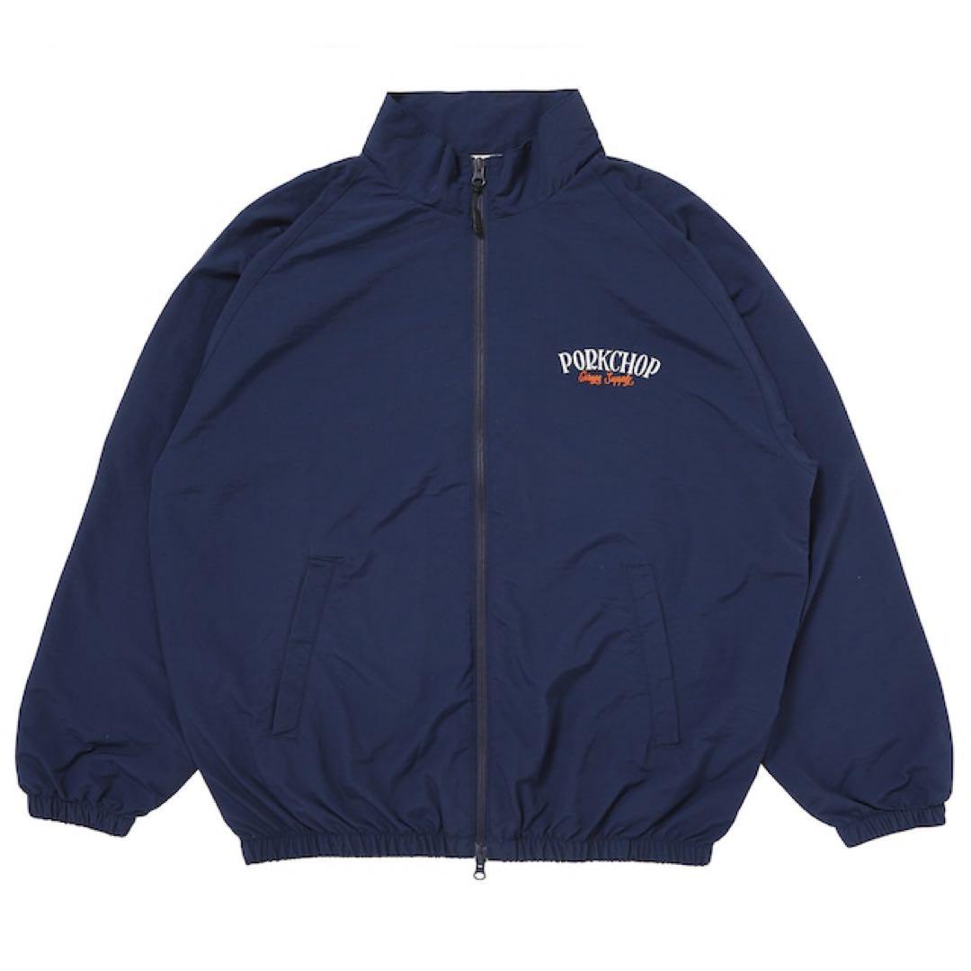 PORKCHOP ネイビー ジップアップジャケットXL