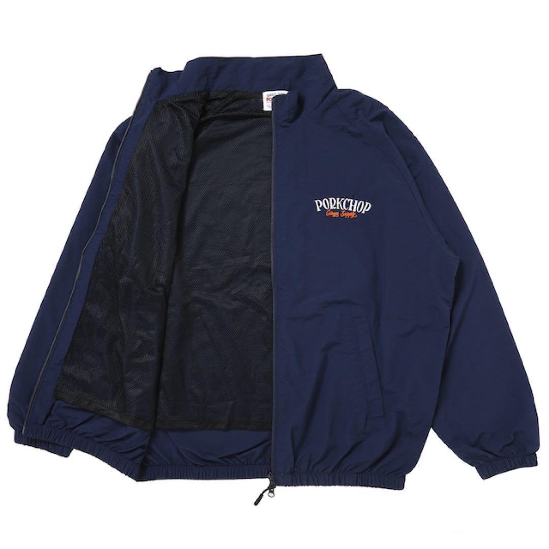 PORKCHOP ネイビー ジップアップジャケットXL