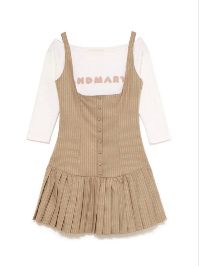 andmary アンドマリー Jade set mini dress