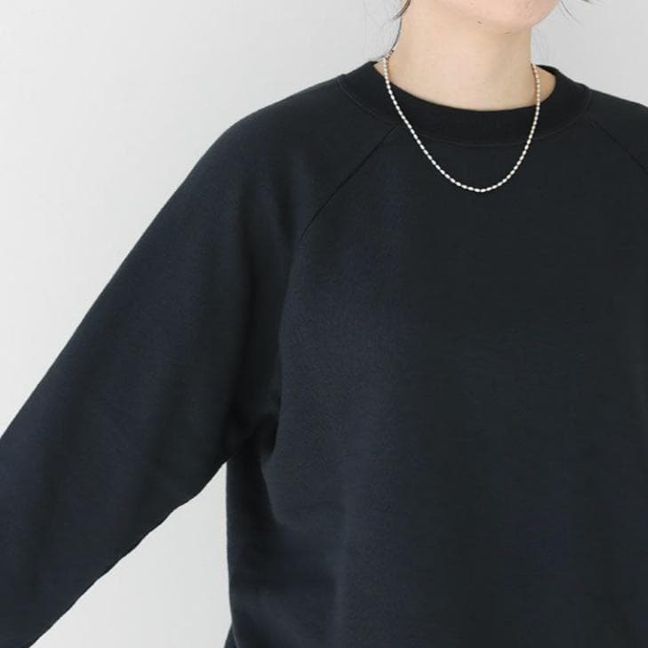 美品 Oblada オブラダ コンパクト スウェット　長袖トレーナー　ブラック