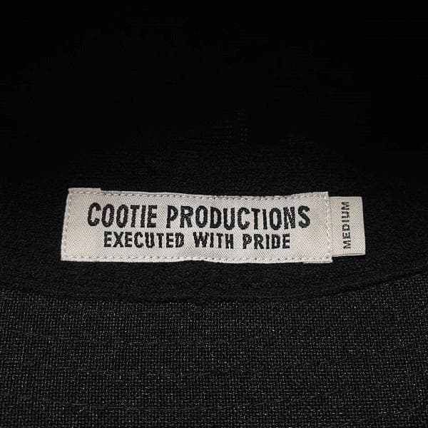 極美品 COOTIE ポリエステル ツイル バケットハット ブラック M 帽子