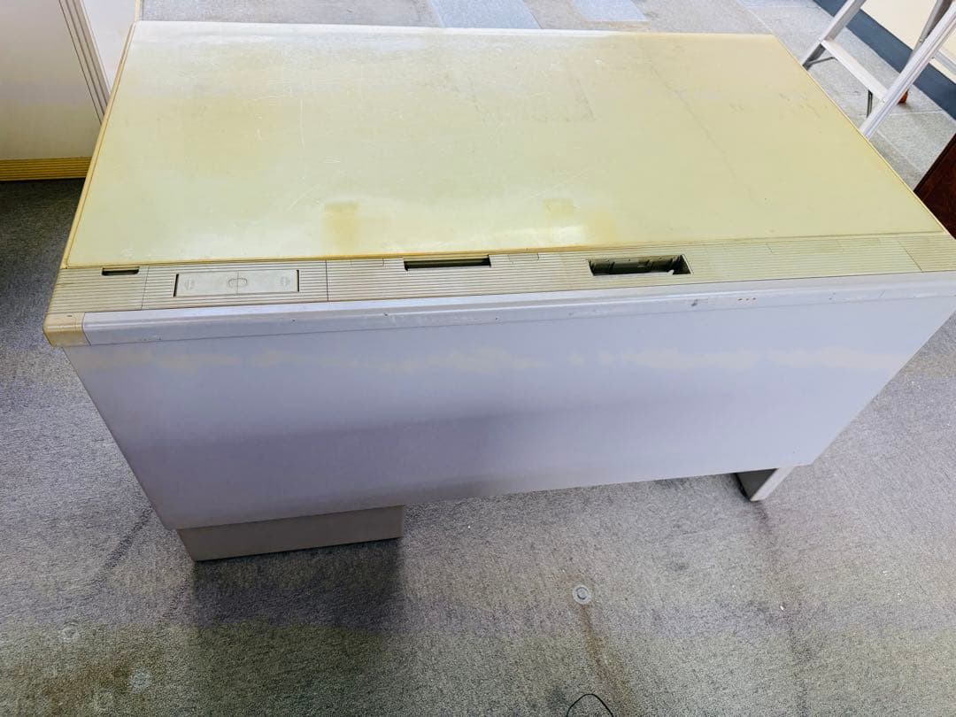 福岡発　テーブル 事務机 スチール 引き出し テーブル レトロ 120cm