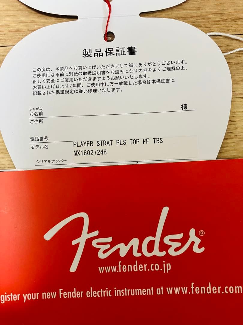 【monophonic様】FenderMexico player PlusTop