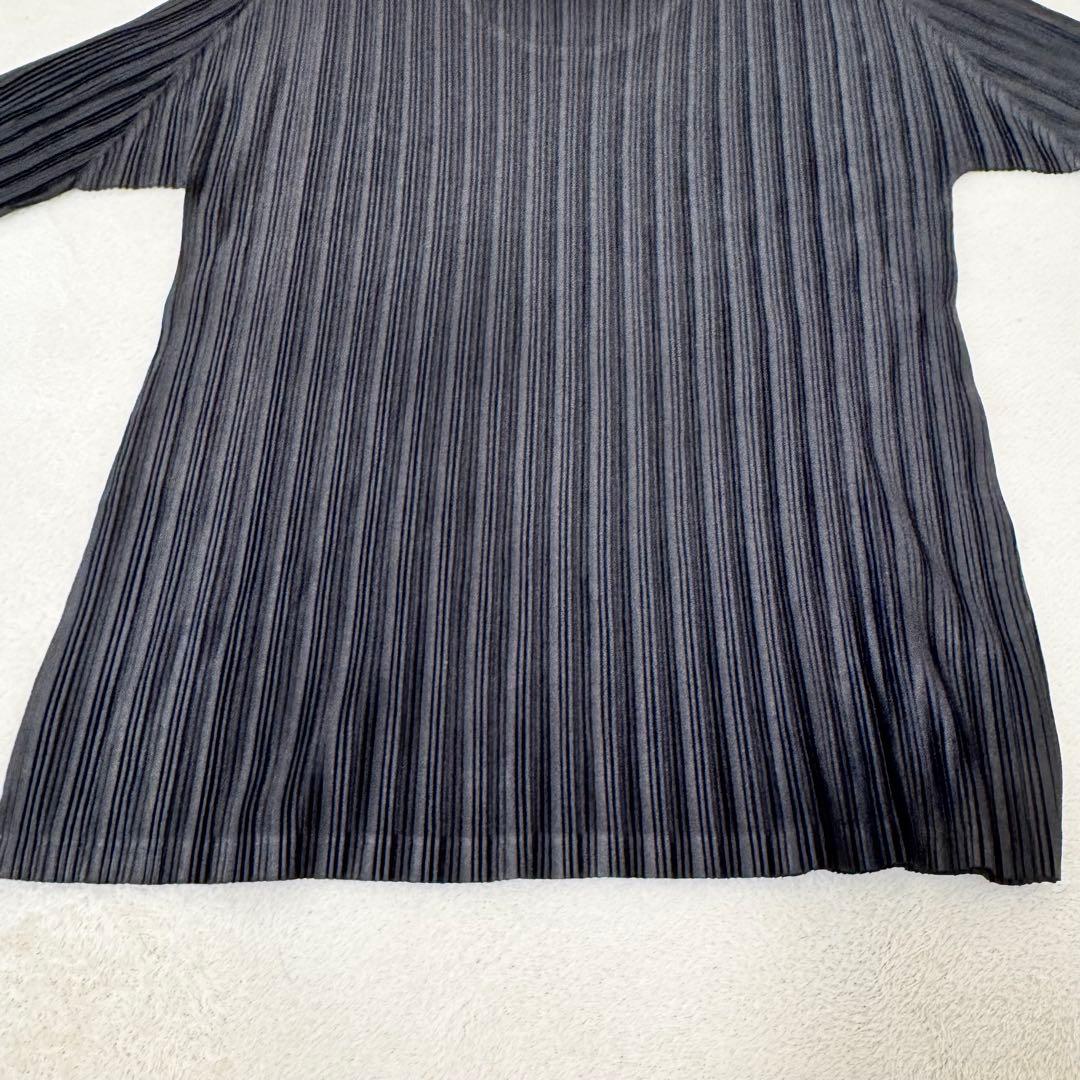 極美品✨PLEATS PLEASE ブラック　プリーツ　長袖　Lサイズ