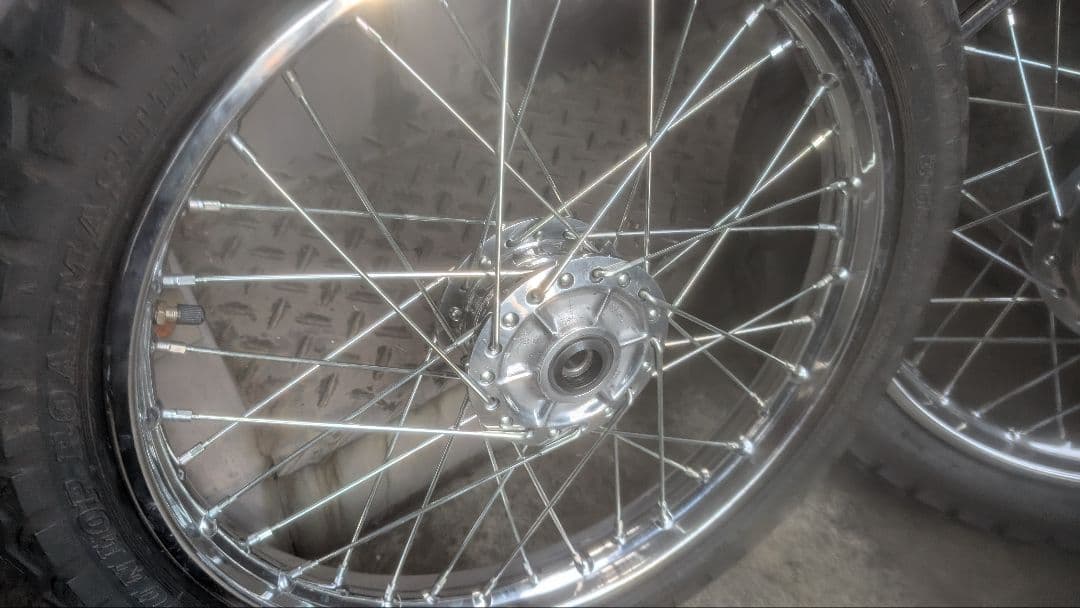 バブ CB250T ホーク2 張替え済スポークホイール CB400N CM400
