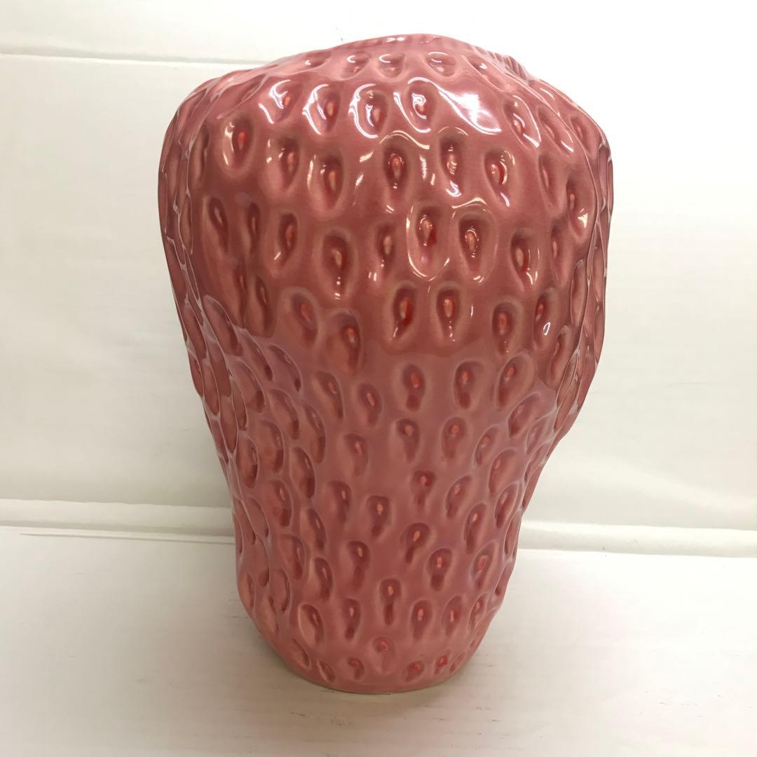 ストロベリー フラワーベース Lサイズ ピンク　Aタイプ アウトレット品