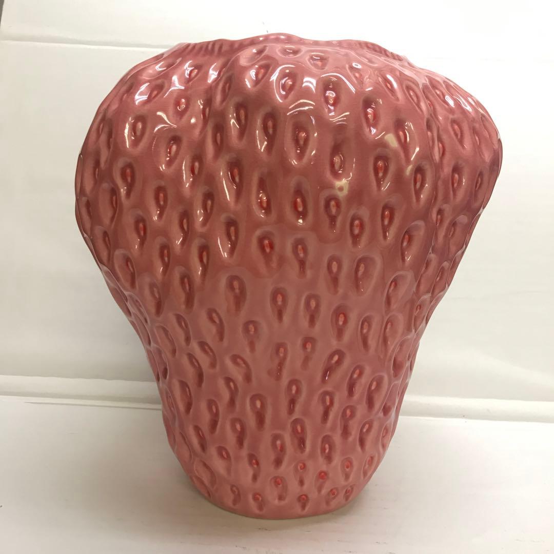 ストロベリー フラワーベース Lサイズ ピンク　Aタイプ アウトレット品