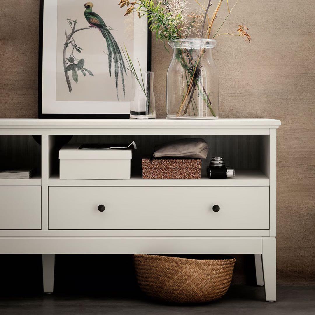 【極美品】IKEA IDANÄS イダネス　テレビ台 ホワイト