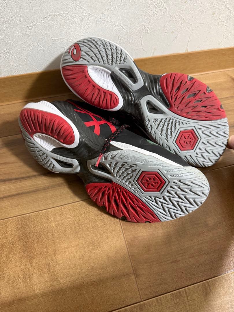 Ө*ө様 asics アシックス　メタライズ　27.5cm バレーボールシューズ