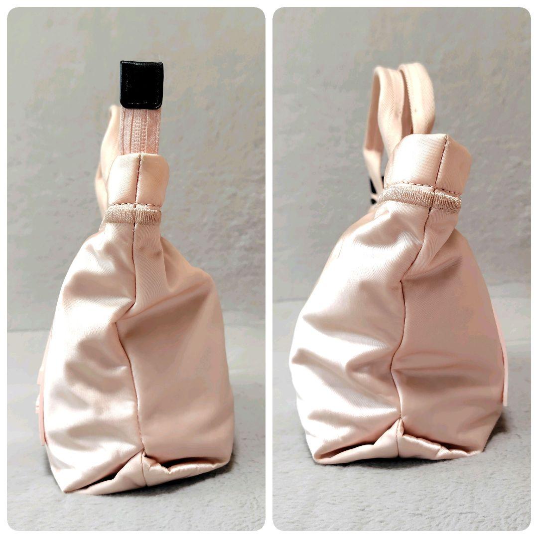 美品✨　ディーゼル　ショルダーバッグ　ピンク　ナイロン　ビッグロゴ　2way