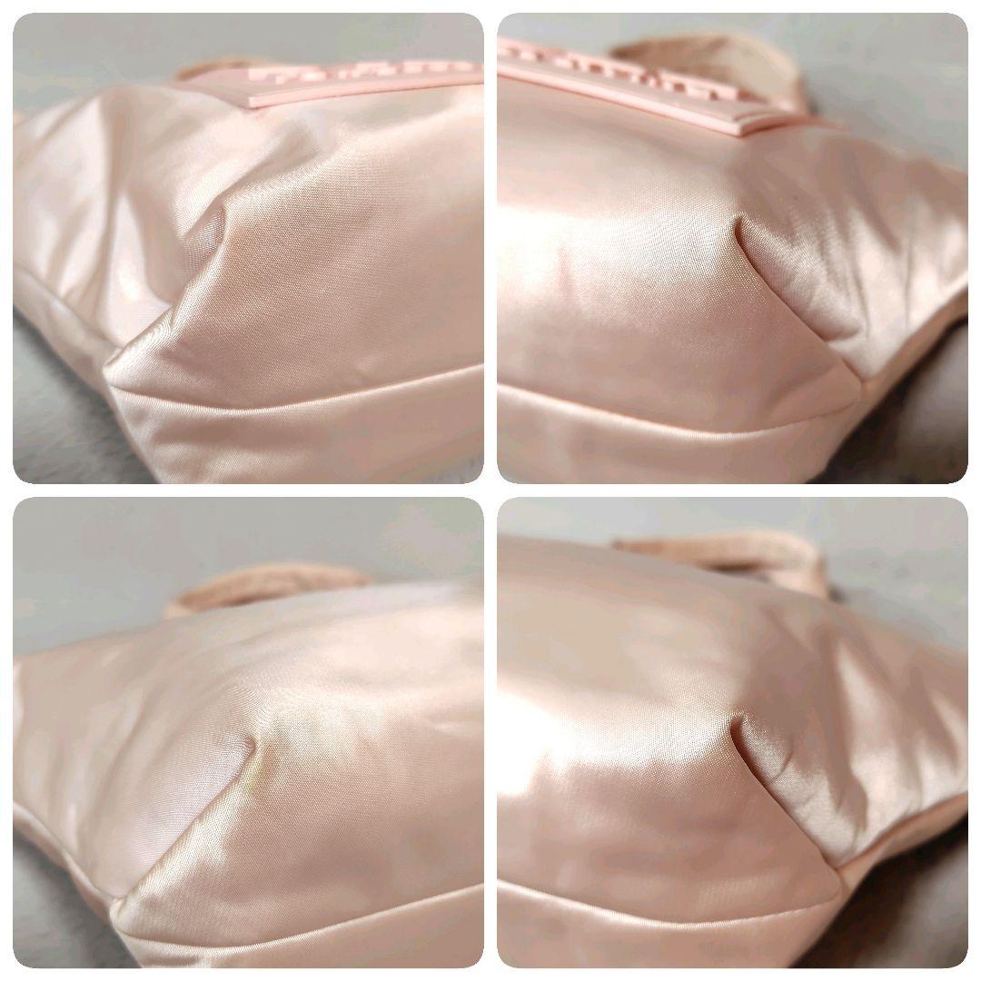 美品✨　ディーゼル　ショルダーバッグ　ピンク　ナイロン　ビッグロゴ　2way