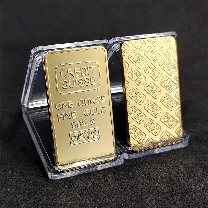 10枚インゴット【レプリカ】高品質　インテリア雑貨　GOLD 黄金