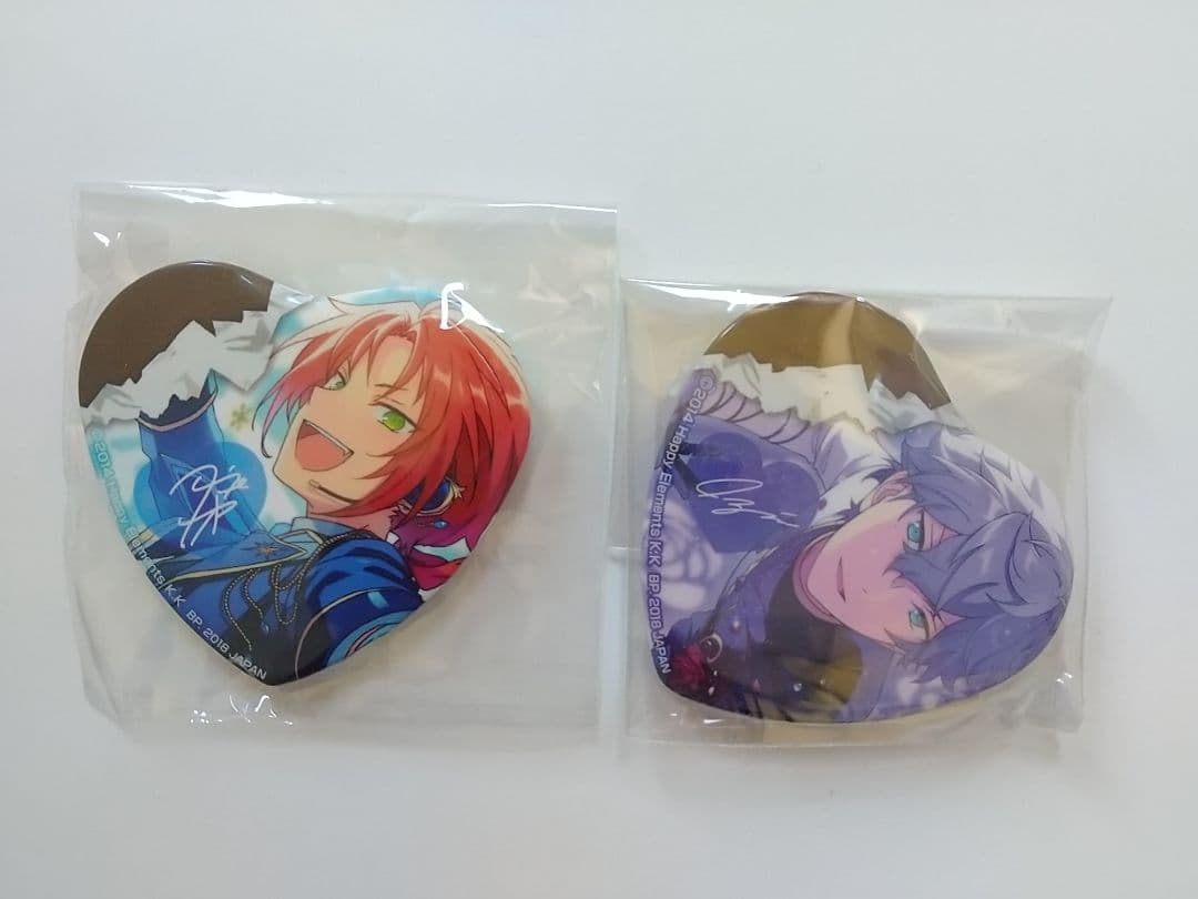 あんスタ 一番カフェ Knights レオ 泉 凛月 嵐 缶バッジ チャーム