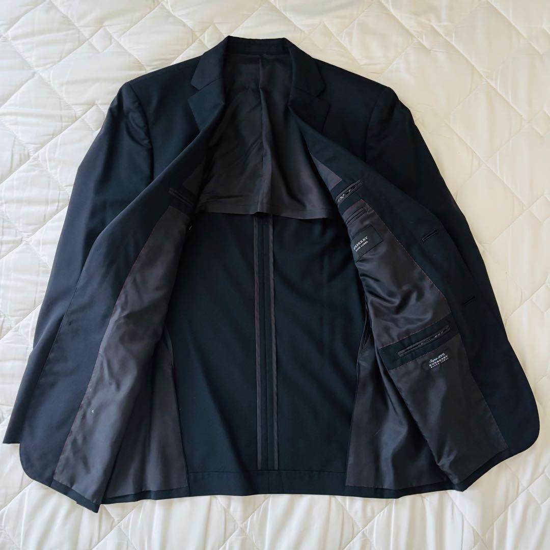 美品　バーバリー　ブラックレーベル　BURBERRY 黒　L スーツセットアップ