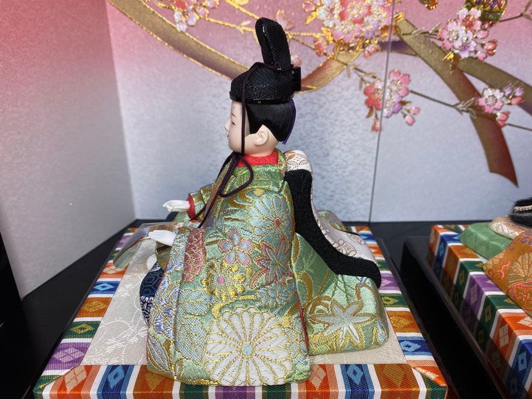 東京久月　木目込人形　ほのか　親王平飾り・頭　杉田明十志　原作・木目込　木村　綾