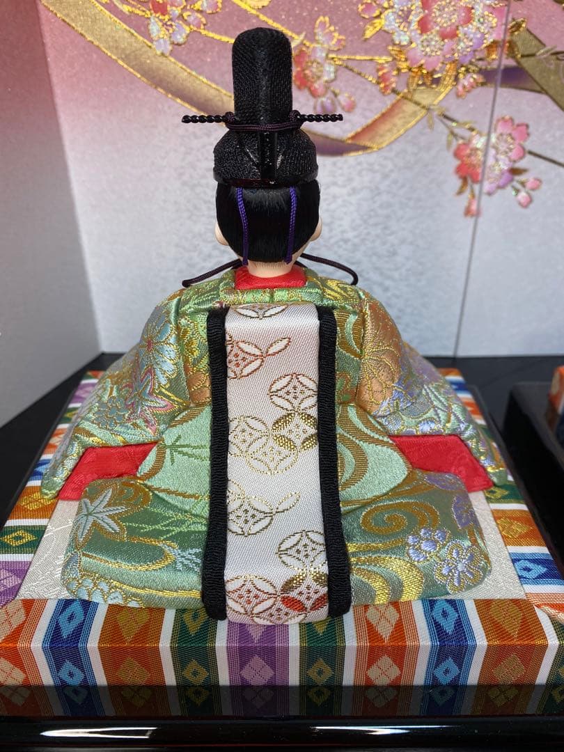 東京久月　木目込人形　ほのか　親王平飾り・頭　杉田明十志　原作・木目込　木村　綾