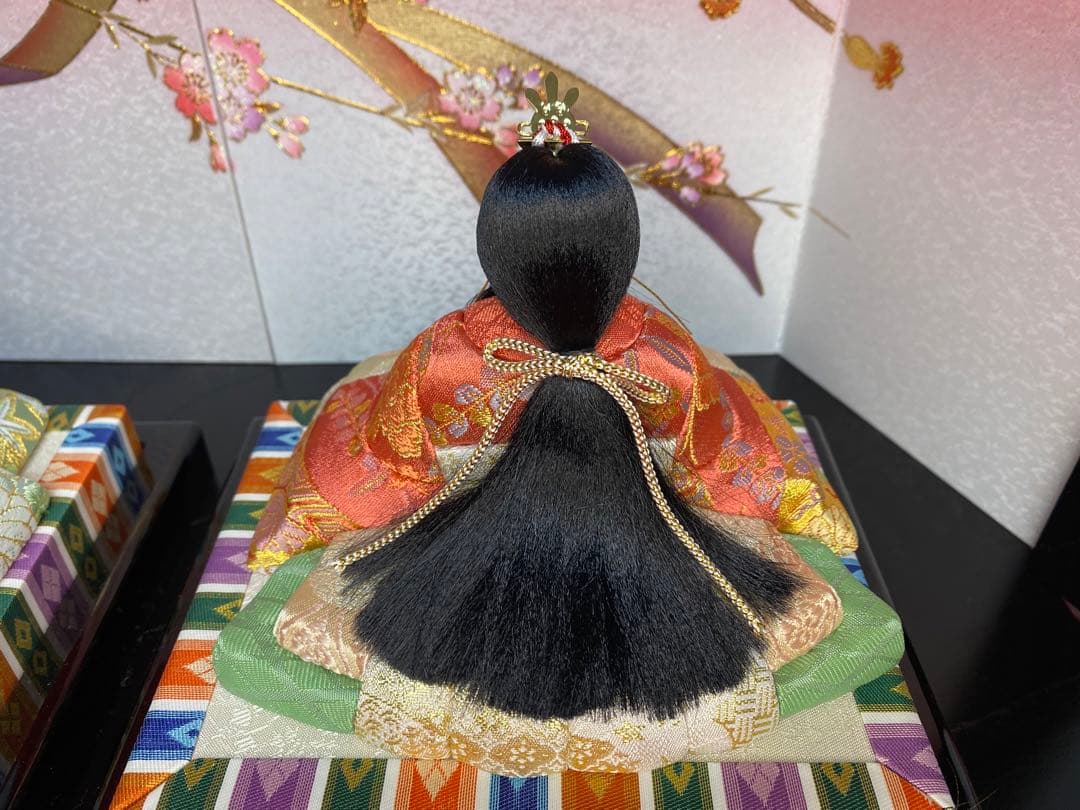 東京久月　木目込人形　ほのか　親王平飾り・頭　杉田明十志　原作・木目込　木村　綾