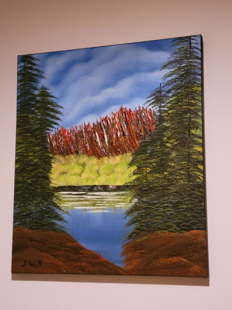絵画 Red Mountain