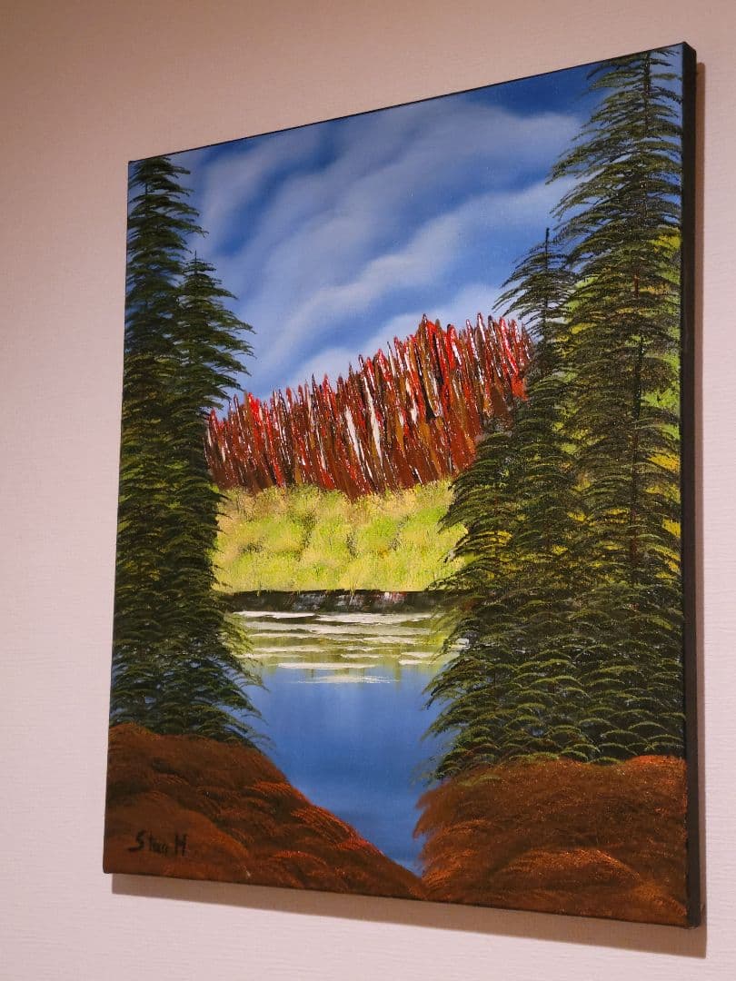 絵画 Red Mountain