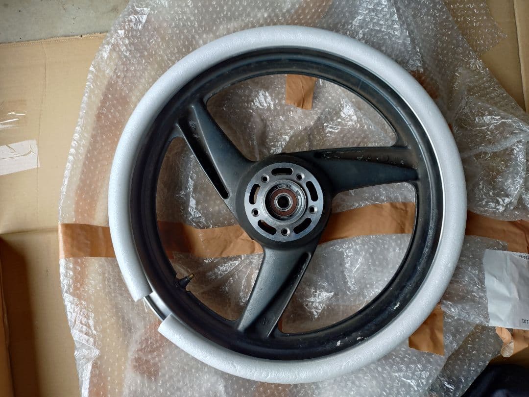 ZRX400用　加工済　ZZR400　ワイドホイール　前後セット　１７インチ化