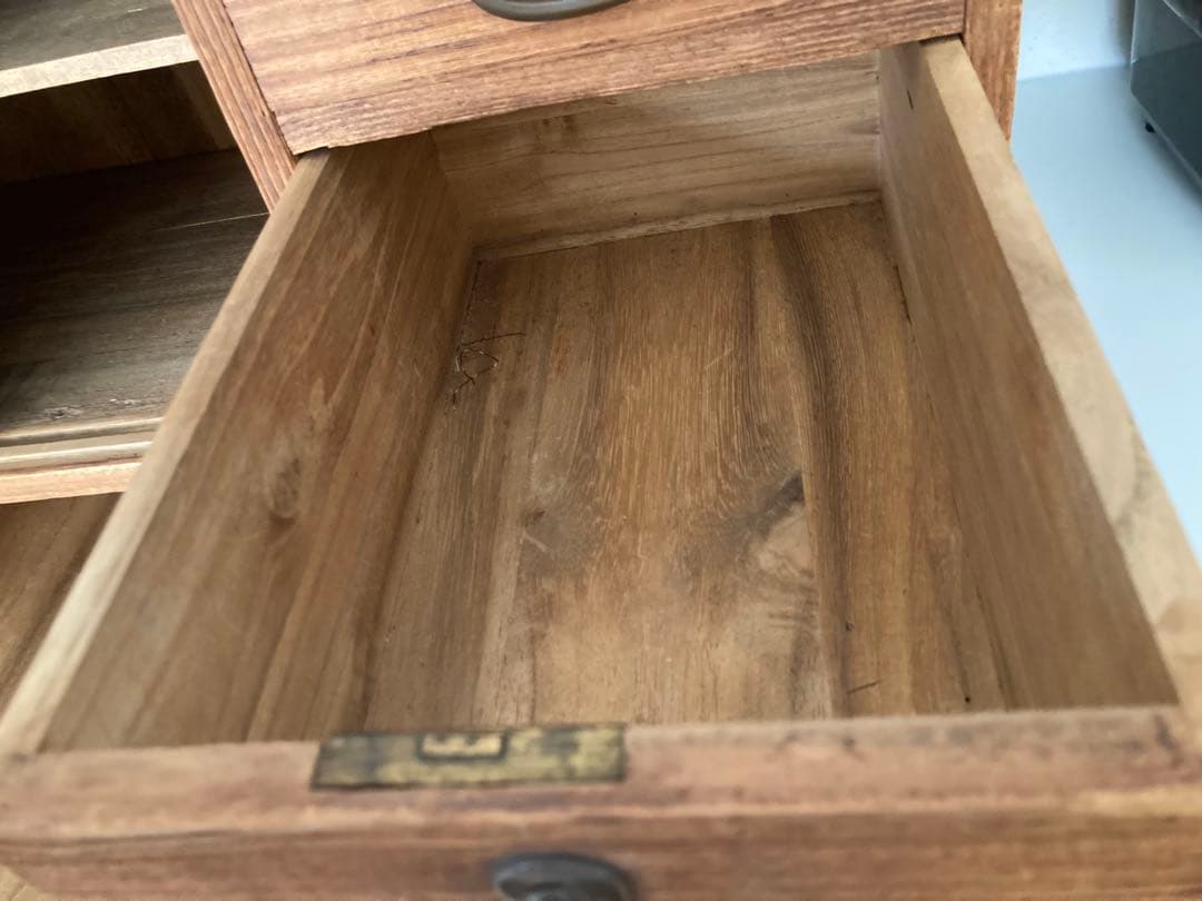 ビンテージ　木製収納　箪笥