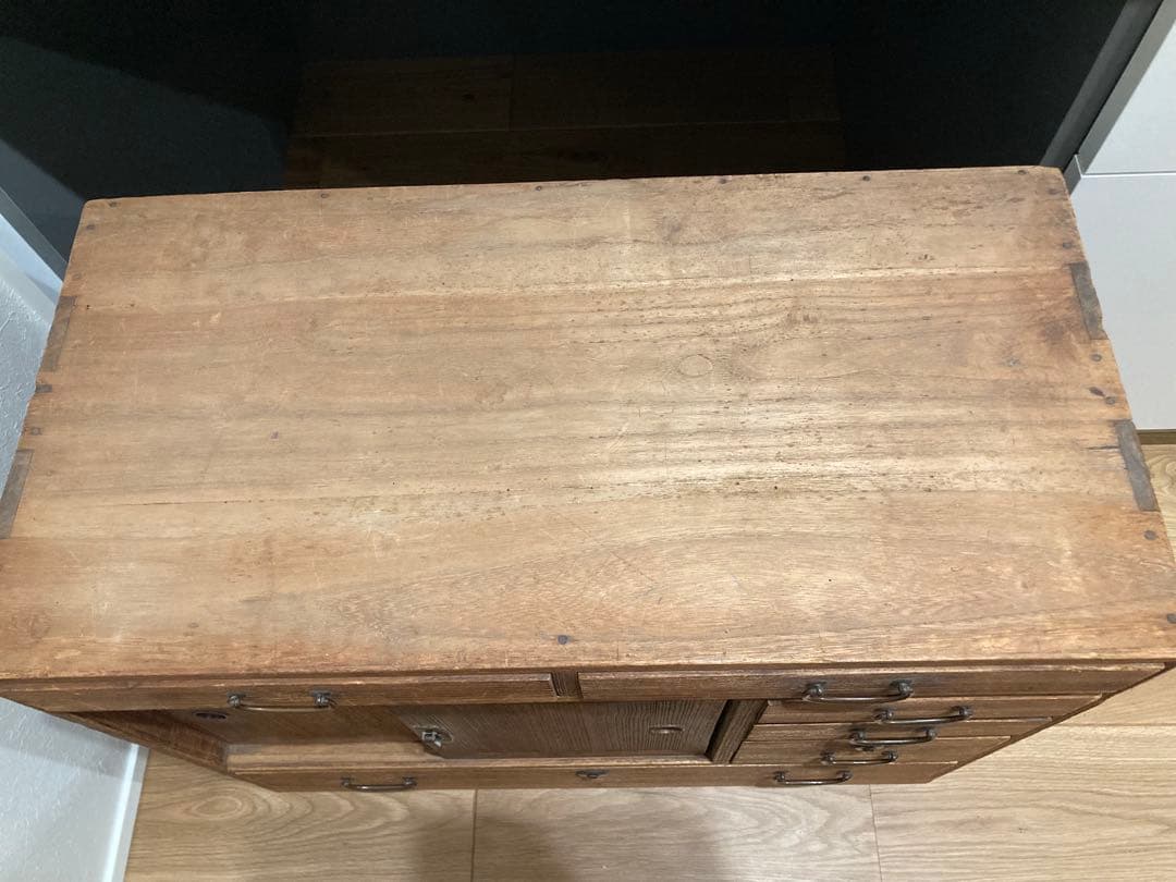 ビンテージ　木製収納　箪笥