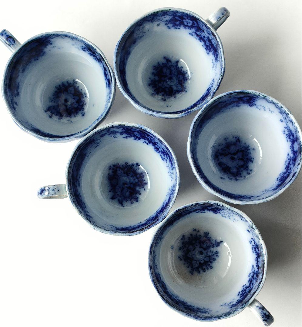 美品　JARDINIERE　c&s 　5客セット　フランスアンティーク