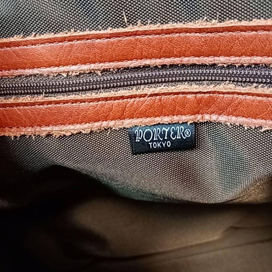 【希少】PORTER コルティナ リュック レザー ブラウン 大容量 A4