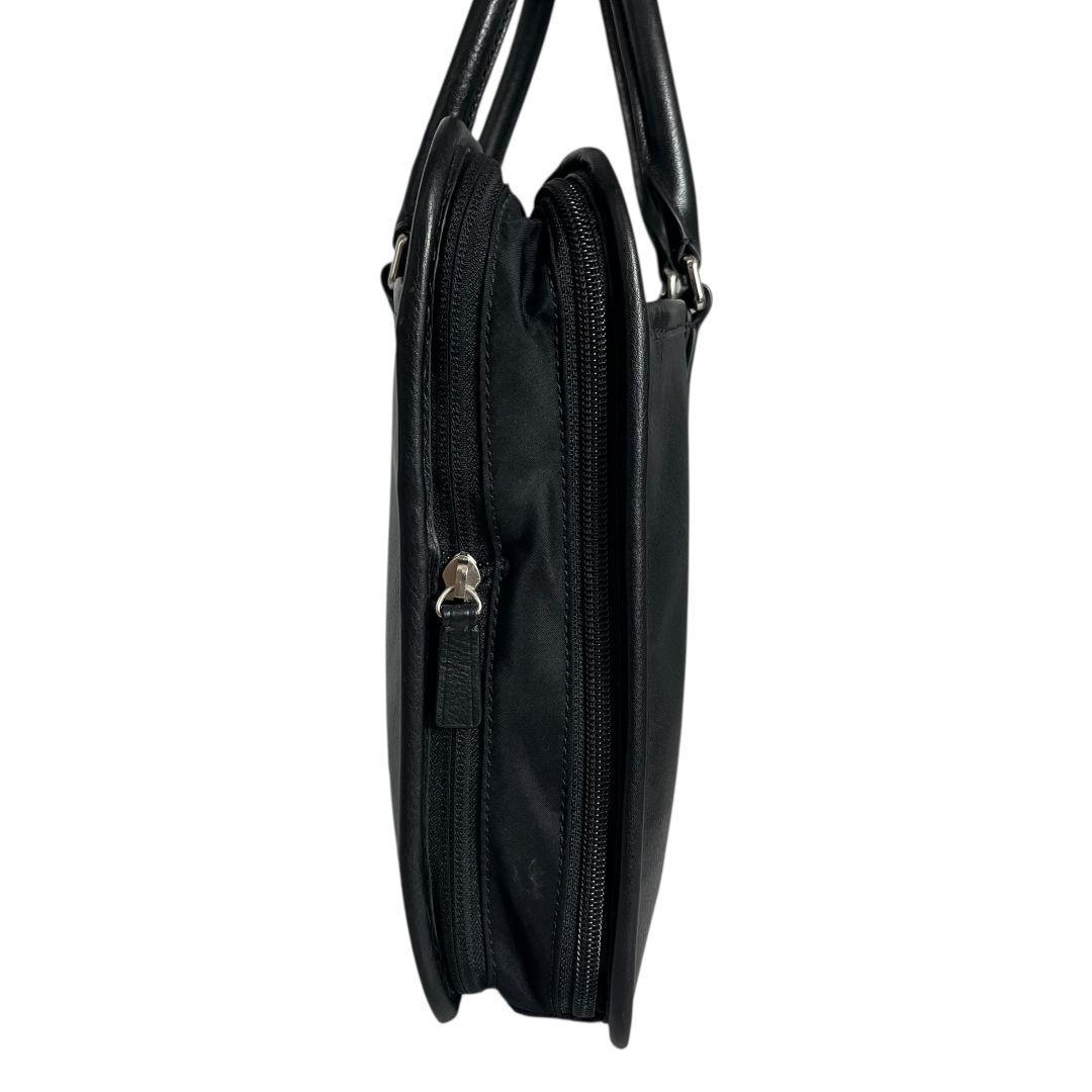 美品　COACH　コーチ　ビジネスバッグ　オールレザー　ブラック