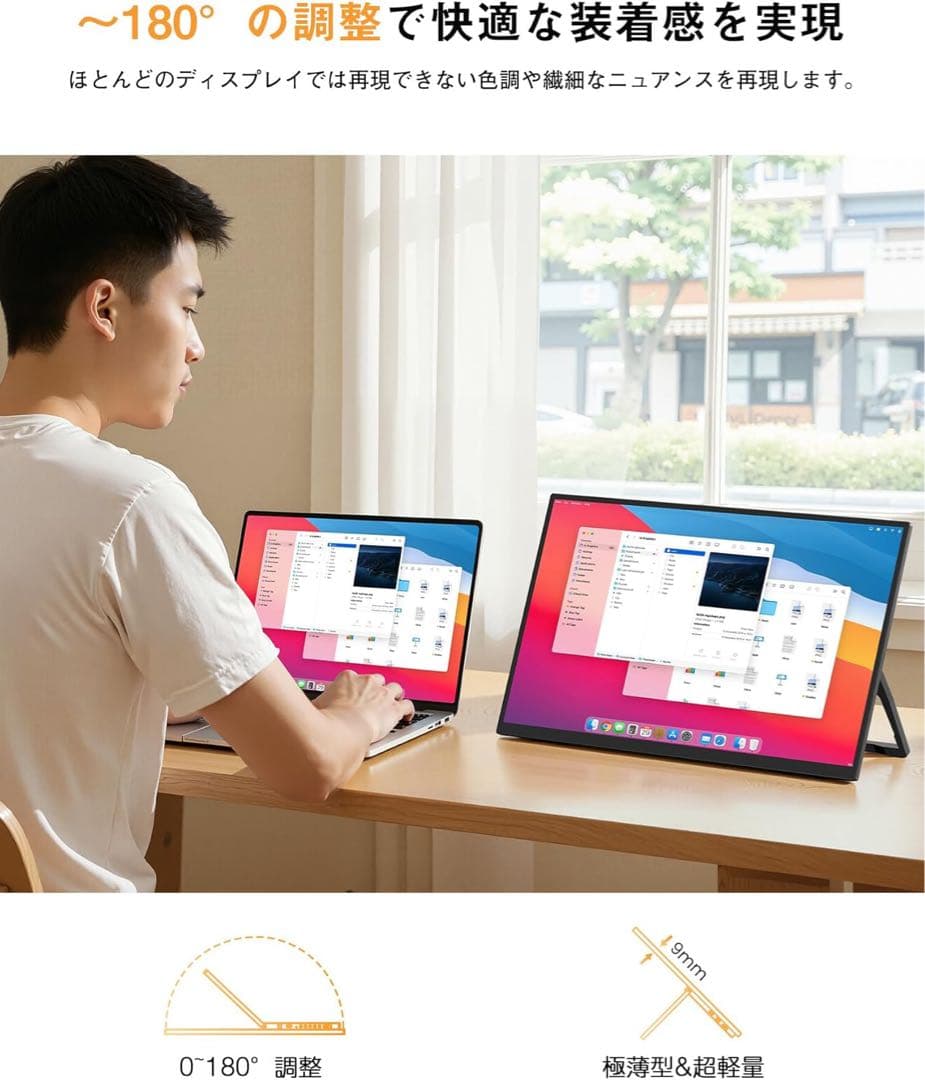 大人気‼️✨ポータブルモニター✨ 15.6インチ モバイルモニター PSE認定済み