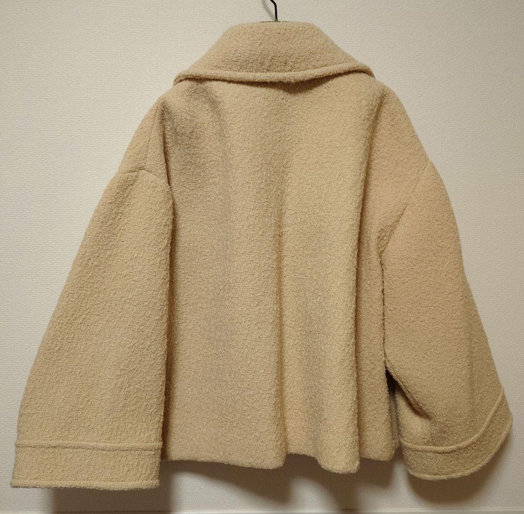 GUCCI ソフトブークレ　ツイードジャケットコート　サイズ36 美品