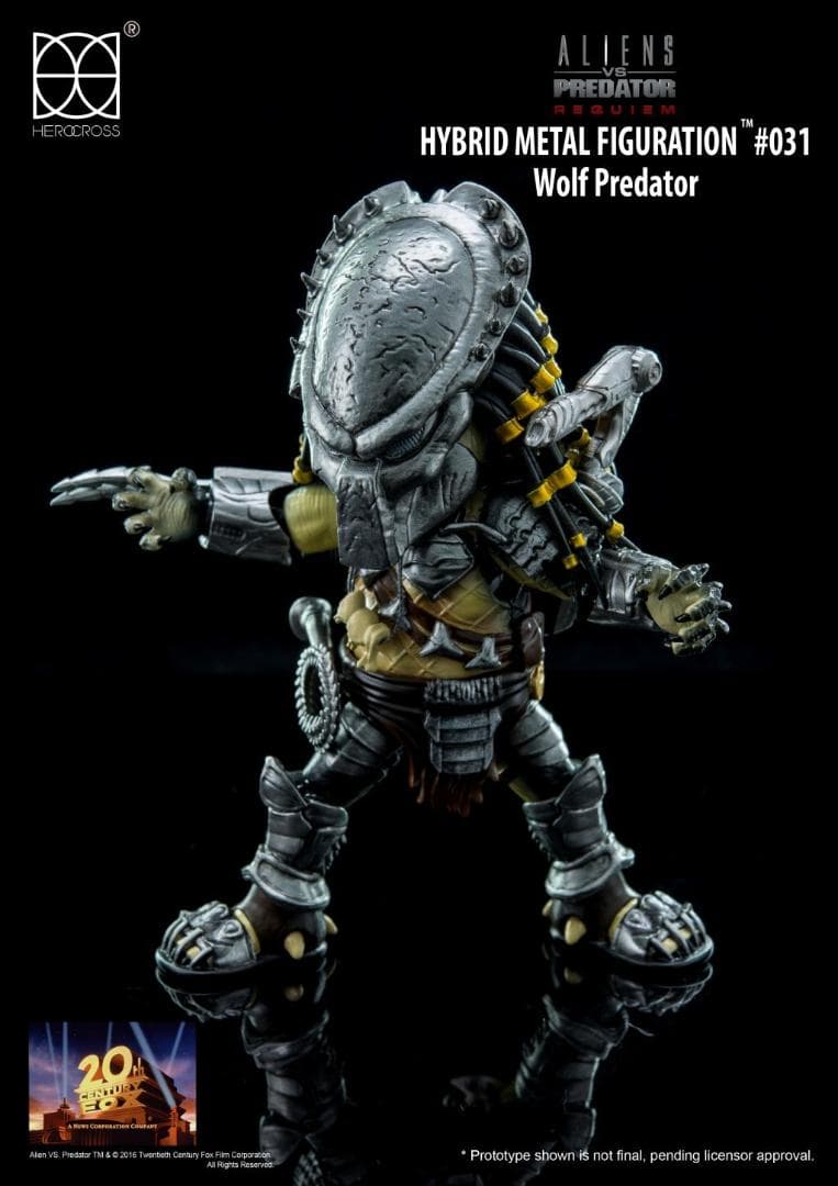【HEROCROSS】激レア ウルフプレデターフィギュア AVP レクイエム