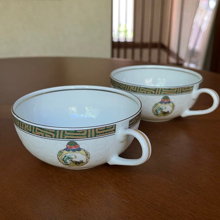 【レア美品】前畑陶器★チャイニーズボトル★カップ　4個