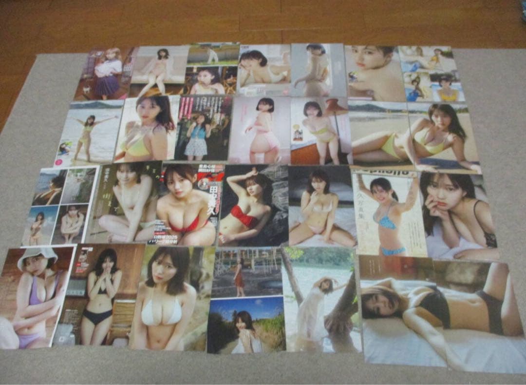 田中美久・切り抜き４１０ページ　大ポスター３枚ＤＶＤ４枚クリアファイル９冊子４冊