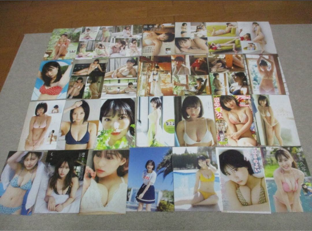 田中美久・切り抜き４１０ページ　大ポスター３枚ＤＶＤ４枚クリアファイル９冊子４冊