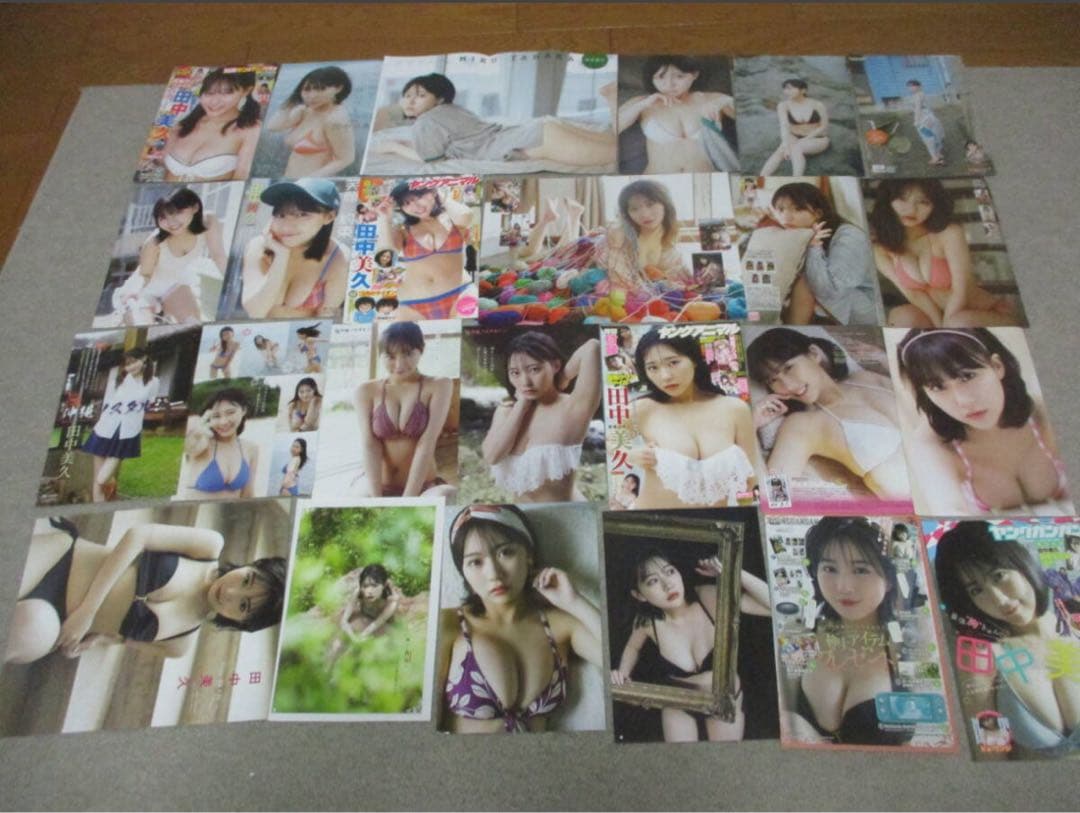 田中美久・切り抜き４１０ページ　大ポスター３枚ＤＶＤ４枚クリアファイル９冊子４冊
