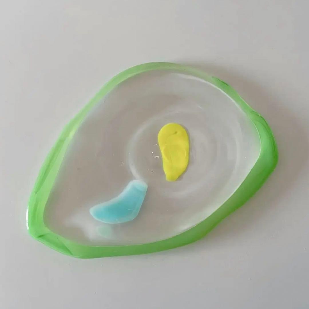 食器 miwa ito / Doodled Dish green