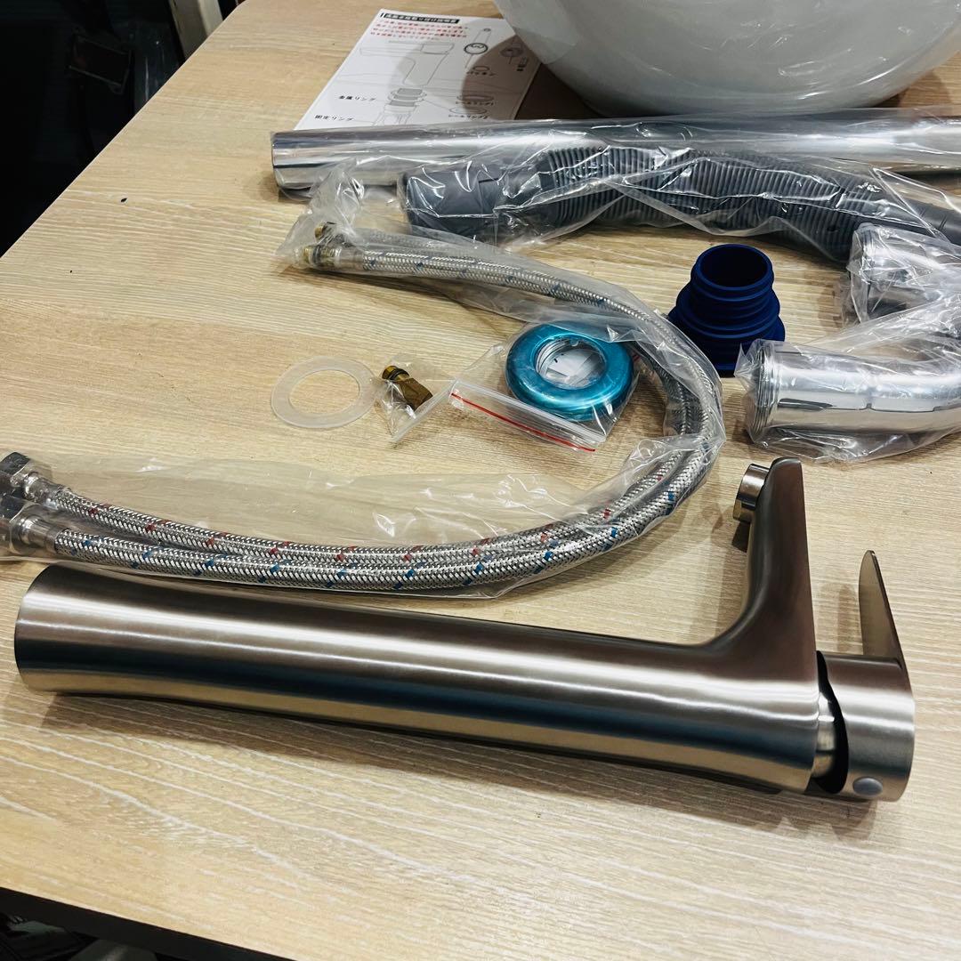 K2490【楕円形】洗面器 シングルレバー