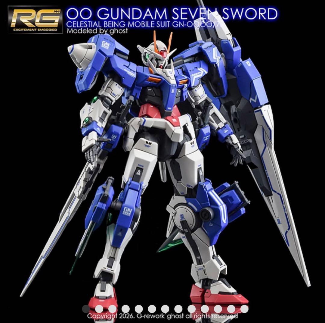 新作 G-rework デカール RG ダブルオーガンダム セブンソード