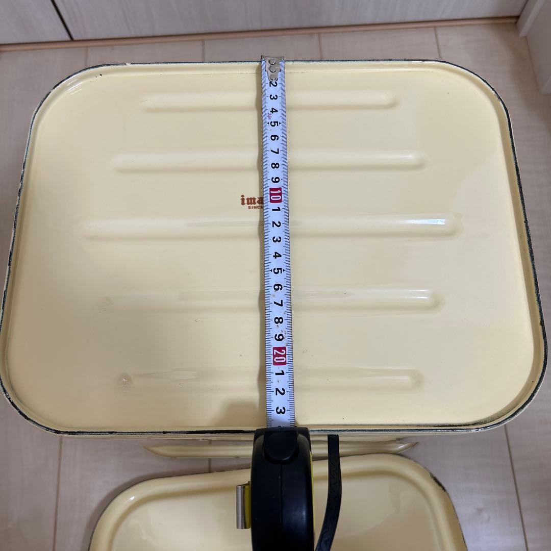 イマン　ホーロー缶　小物入れ　小物収納
