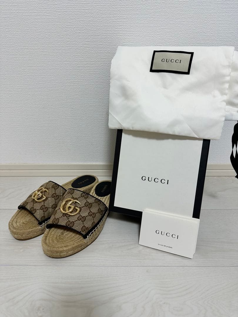 PHSGUCCI GGロゴ エスパドリーユサンダル