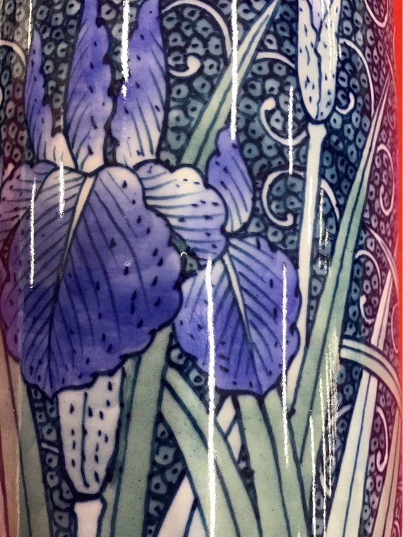 波佐見焼　手描き花器3点セット