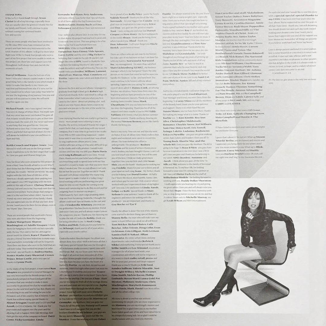 BRANDY - NEVER SAY NEVER レコード