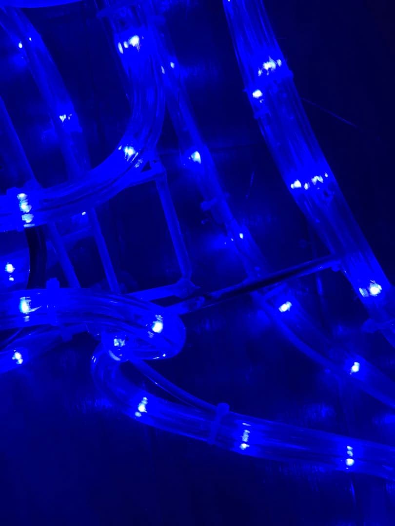 青色LED鹿型クリスマスデコレーション