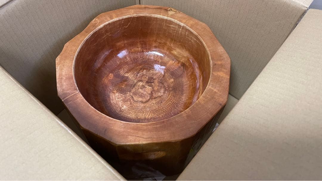 た*ぽ様 臼新品　希少　防水加工　ミニ うす 1升　臼 杵セット 天然木　餅つき