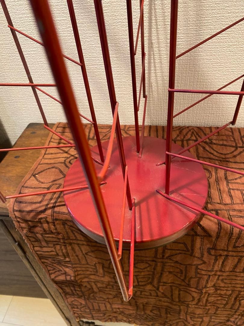 什器　回転ラック1台 古道具
